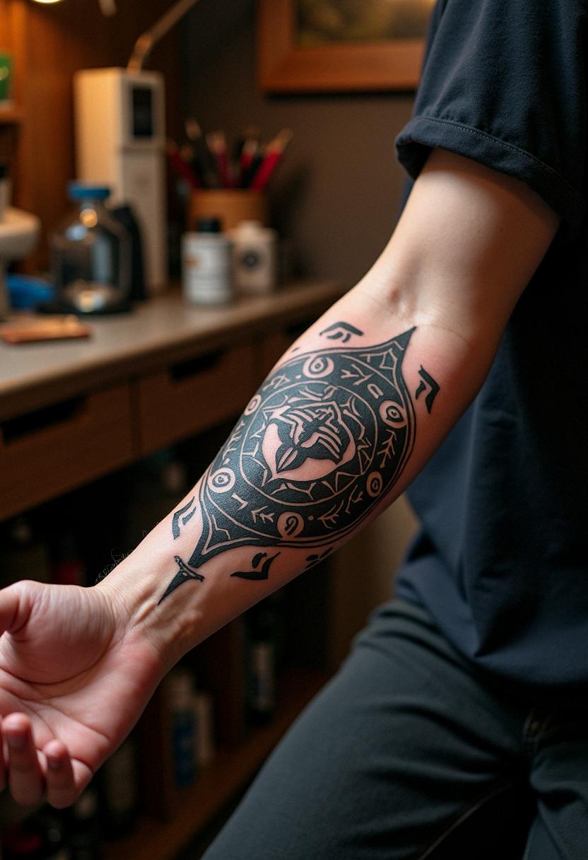 viking symbol tattoo