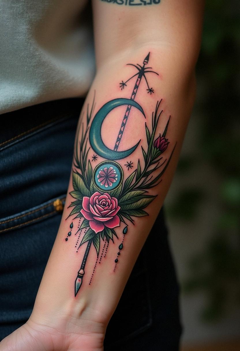 witch tattoo