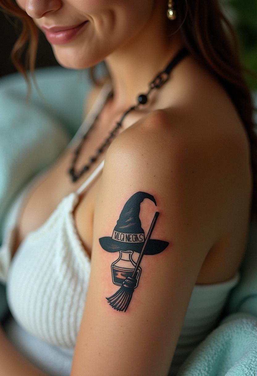 witch tattoo