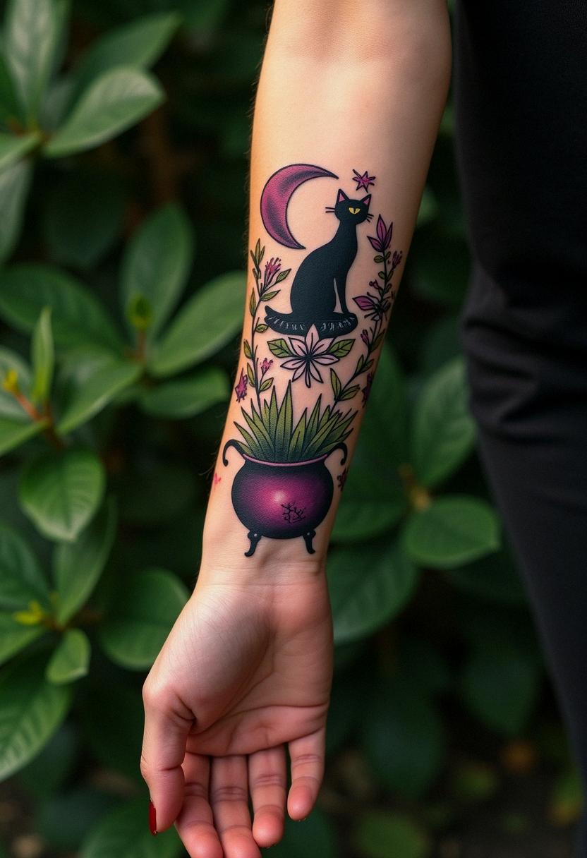 witch tattoos
