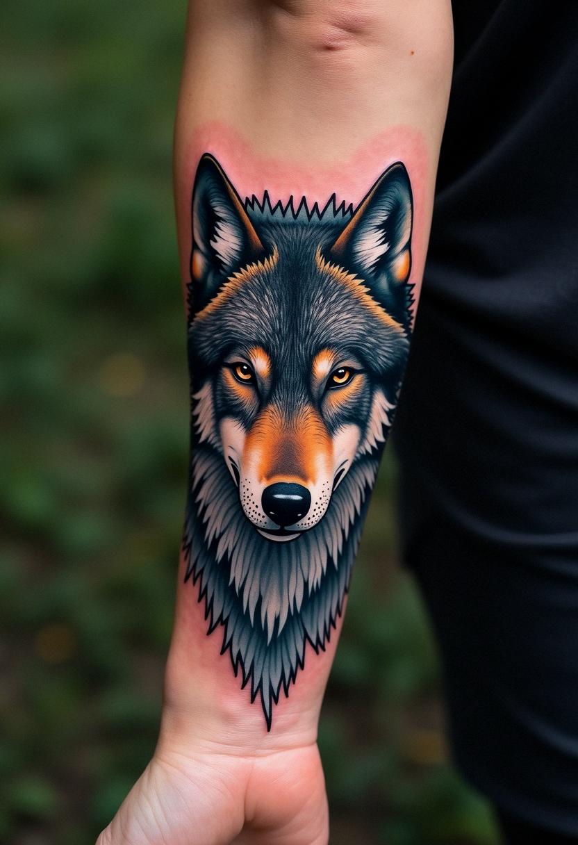 wolf tattoo