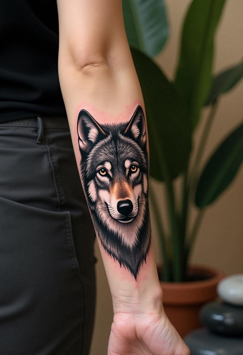 wolf tattoo