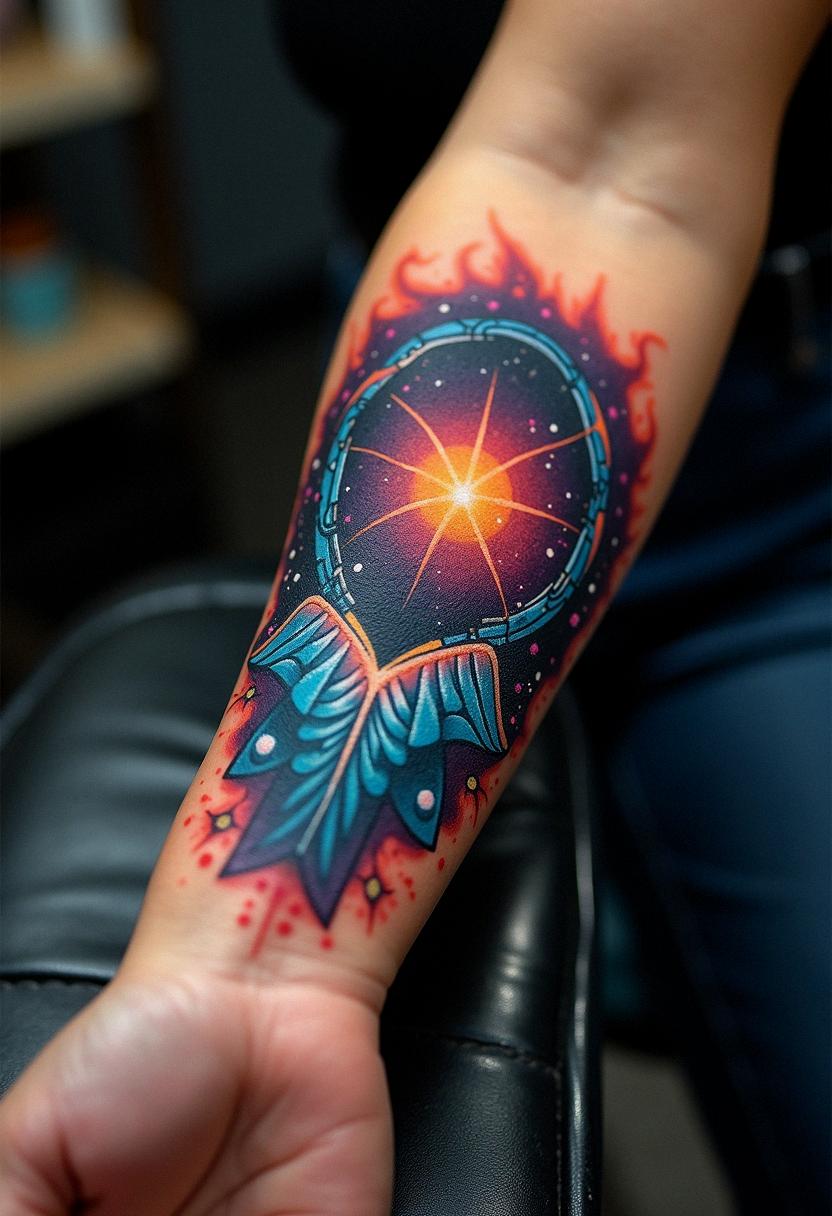wormhole tattoo