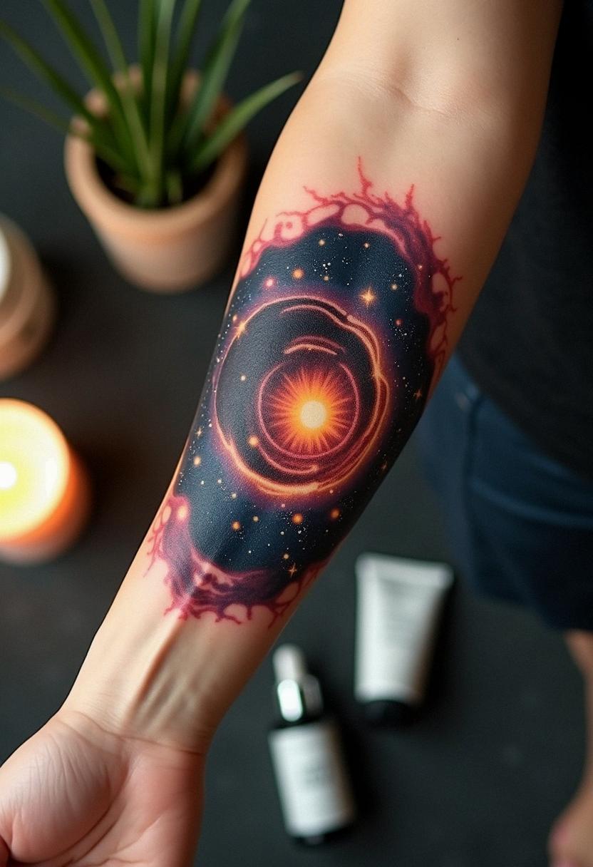 wormhole tattoo