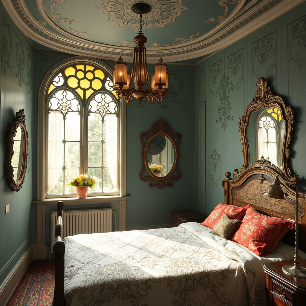 24 Gorgeous Art Deco Bedroom Ideas To Give Your Sleep Space Glam Makeover 6 art deco bedroom