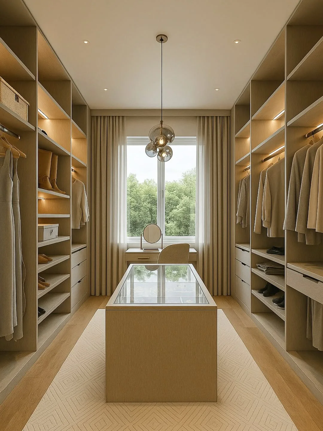 bedroom closet layout