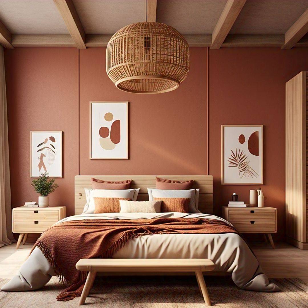 30 Terracotta Bedroom Ideas With 30 Stunning Images To Warm Up Your Space 18 terracotta bedroom
