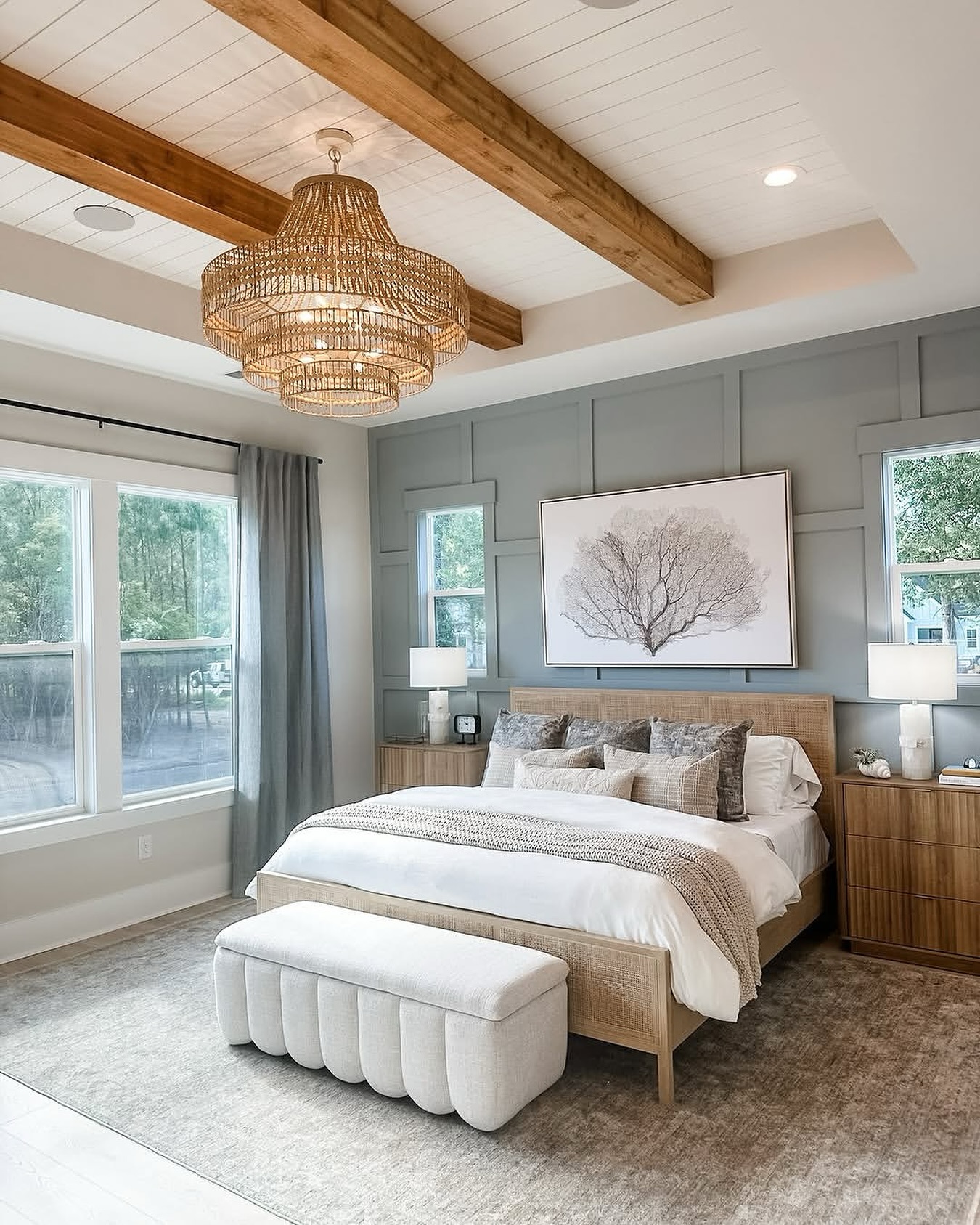 bedroom tray ceiling