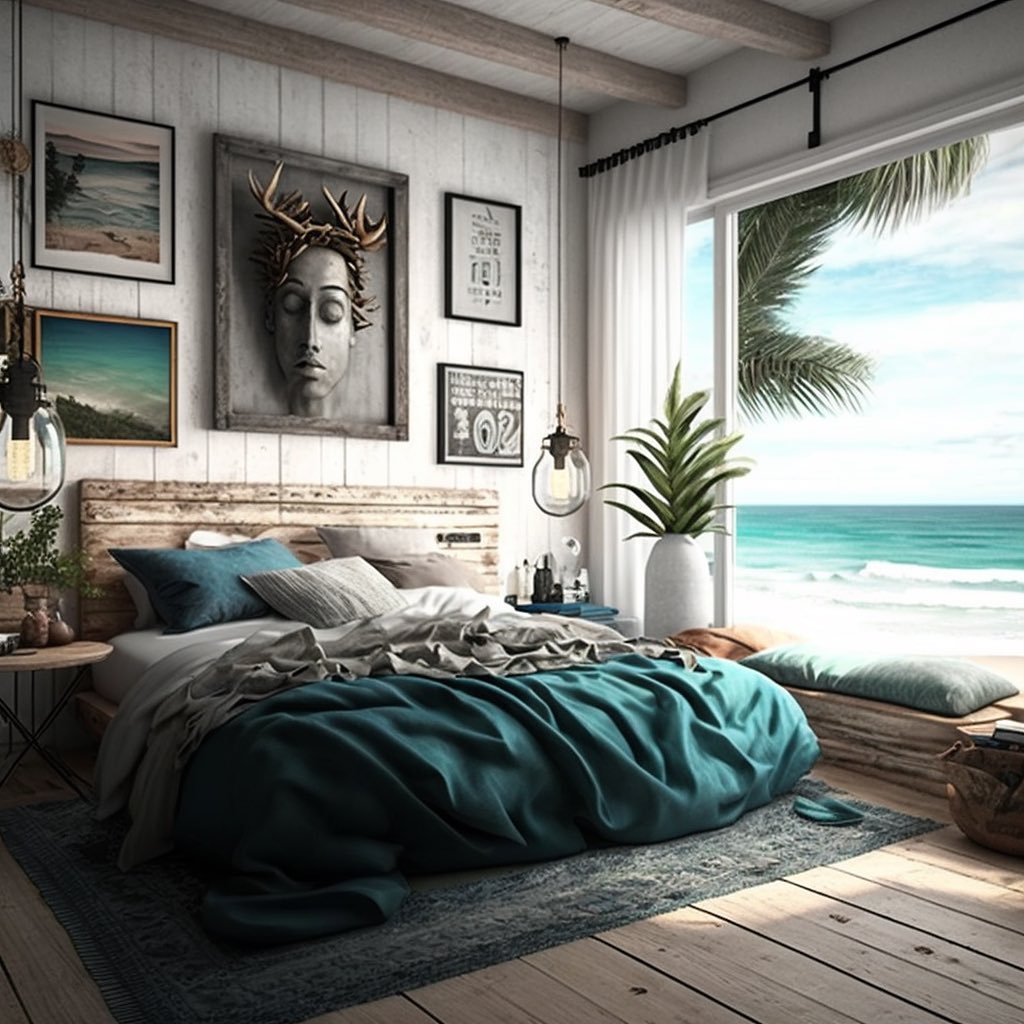 bachelor pad bedroom