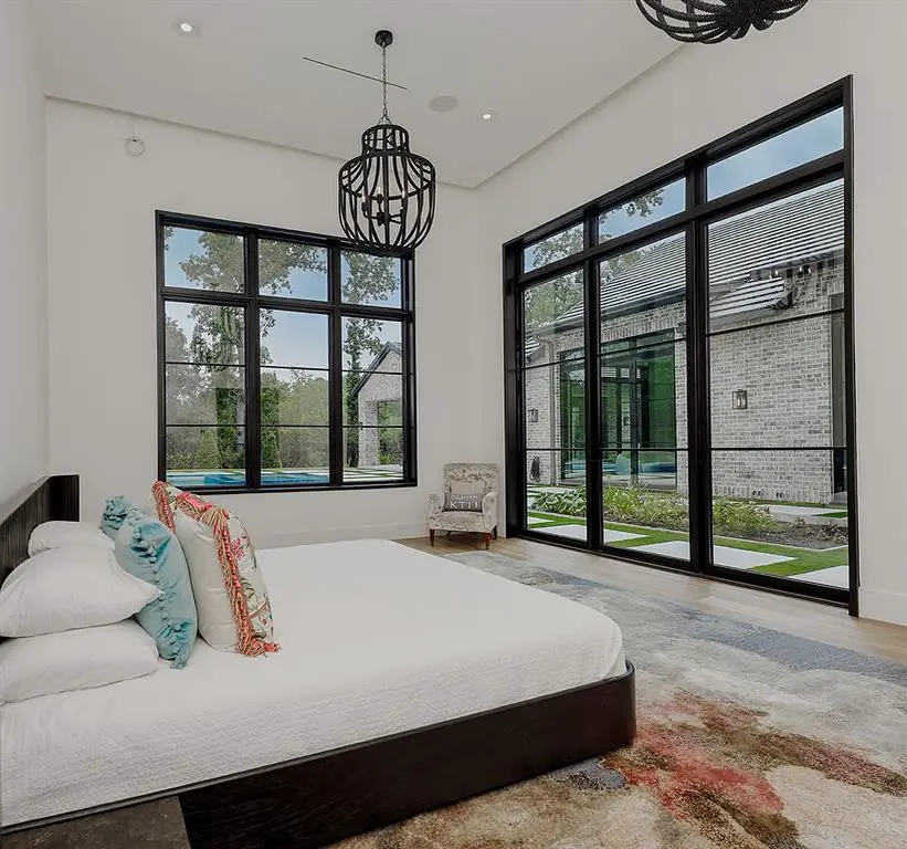 bedroom large windows