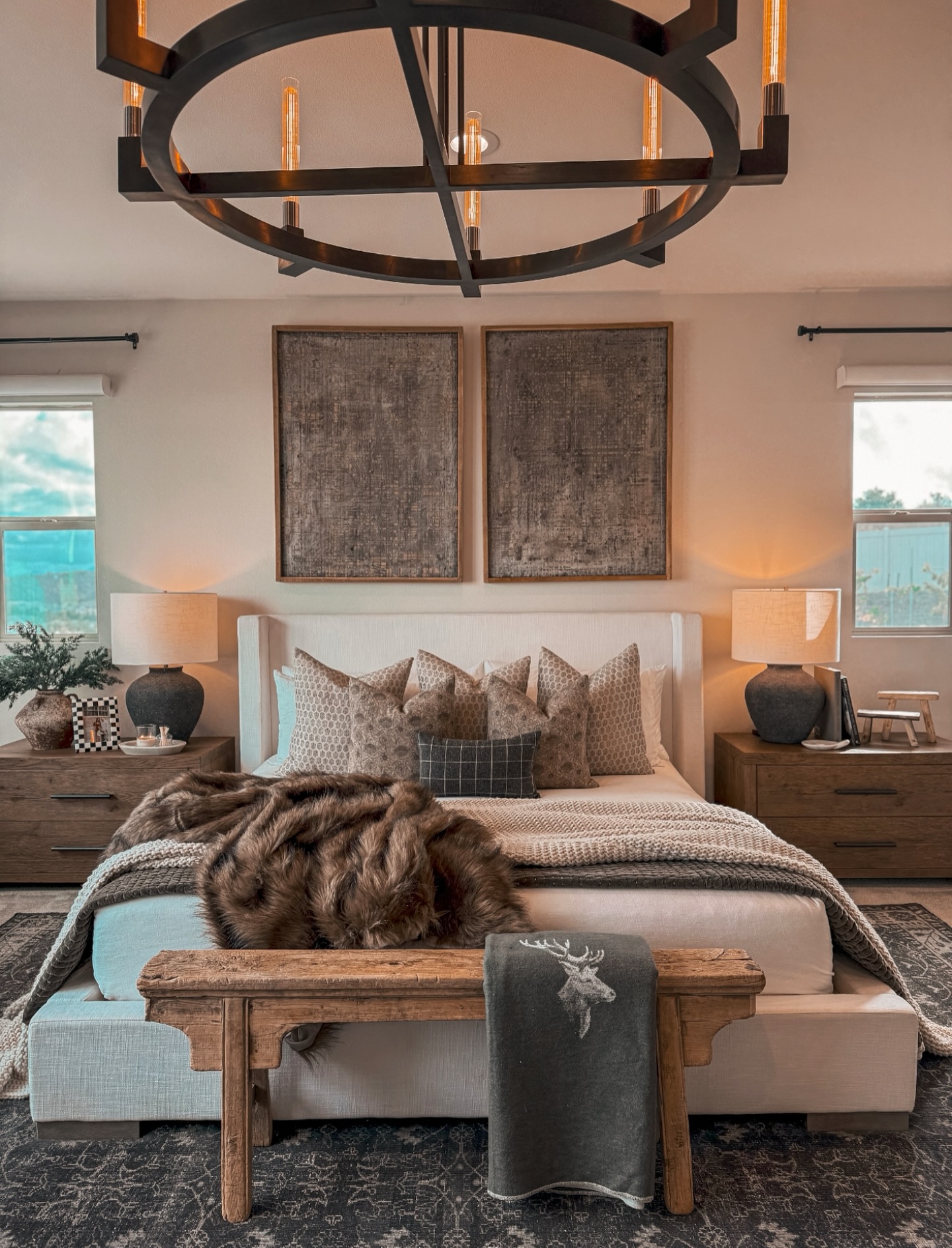 bedroom large windows