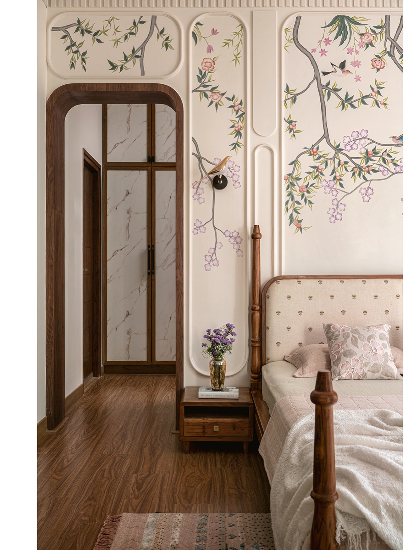 bedroom gallery wall layout