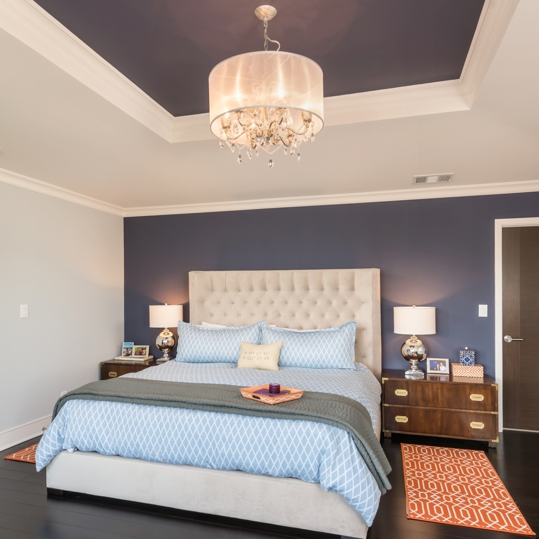 bedroom tray ceiling