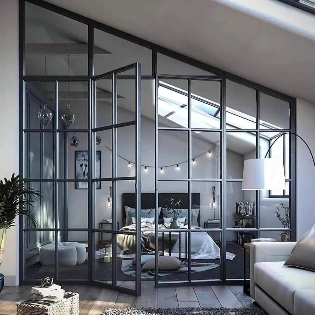 29 Stunning Bedroom Glass Wall Ideas To Transform Your Space (Photo Inspiration) 11 bedroom glass wall