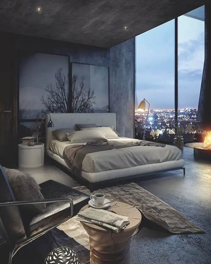 bachelor pad bedroom