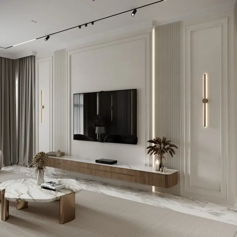 bedroom tv wall design