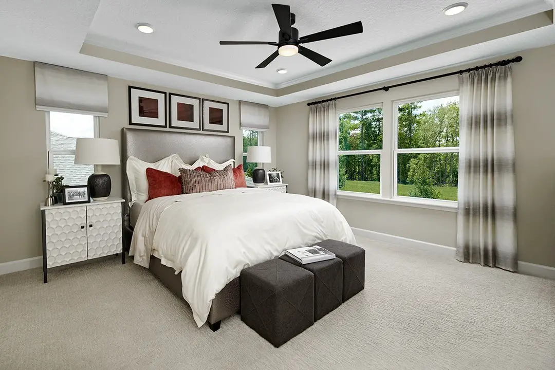 bedroom tray ceiling