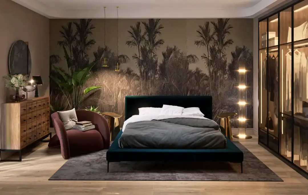 24 Gorgeous Art Deco Bedroom Ideas To Give Your Sleep Space Glam Makeover 7 art deco bedroom