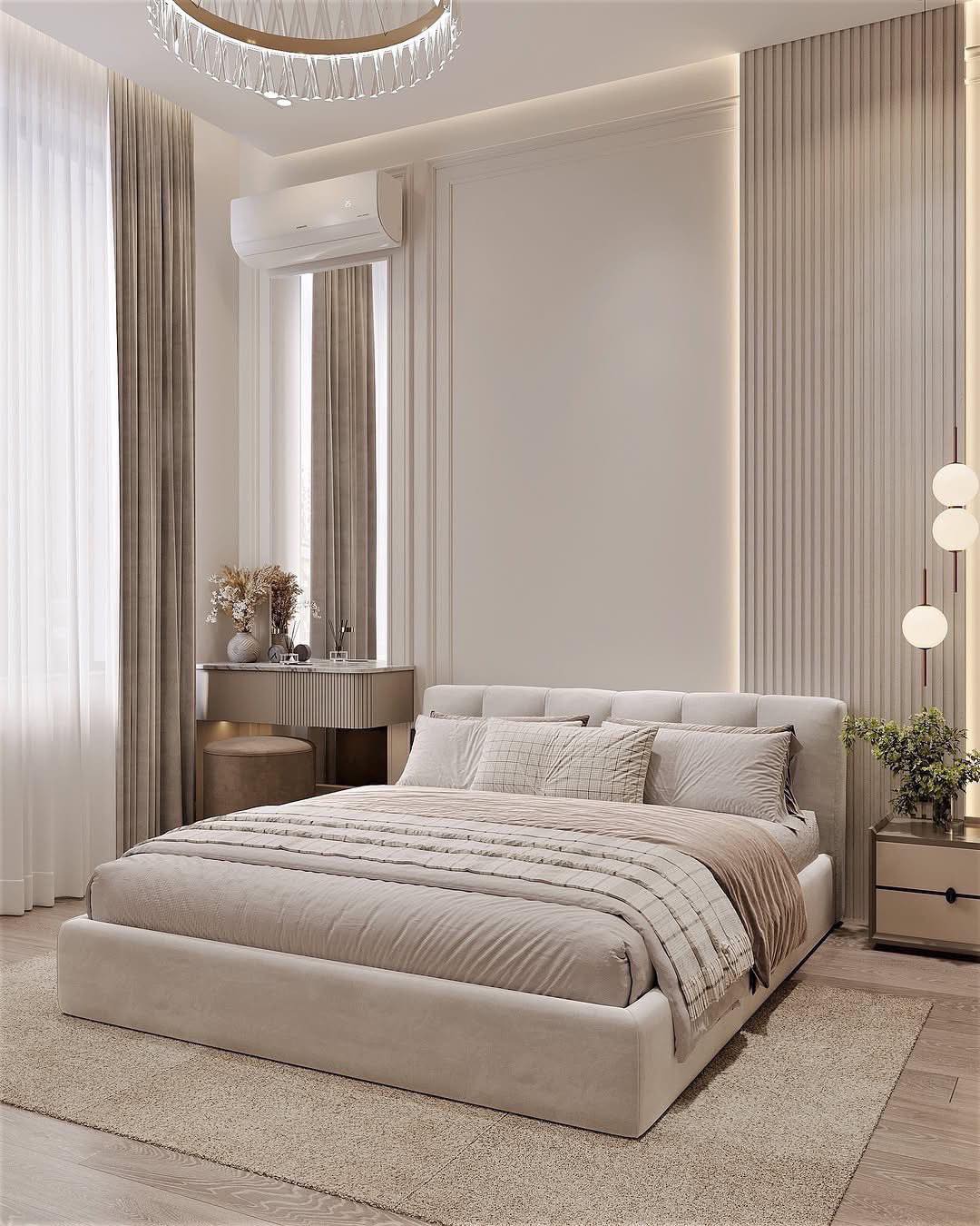 bedroom gallery wall layout