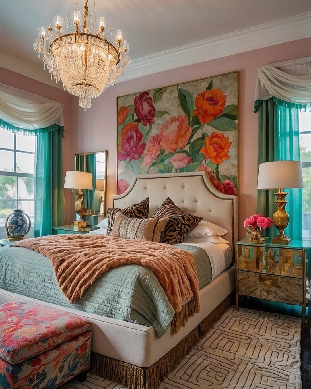 24 Gorgeous Art Deco Bedroom Ideas To Give Your Sleep Space Glam Makeover 17 art deco bedroom