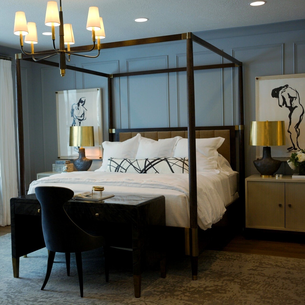 27 Bedroom Picture Frame Molding Ideas To Instantly Elevate Your Walls 9 bedroom picture frame molding