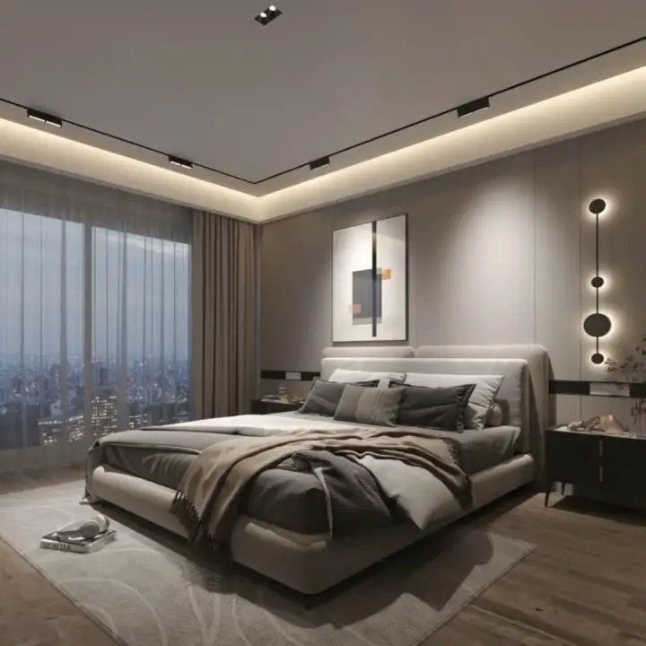 28 Bedroom Track Lighting Ideas To Brighten Your Space (With 28 Stunning Images) 1 bedroom track lighting