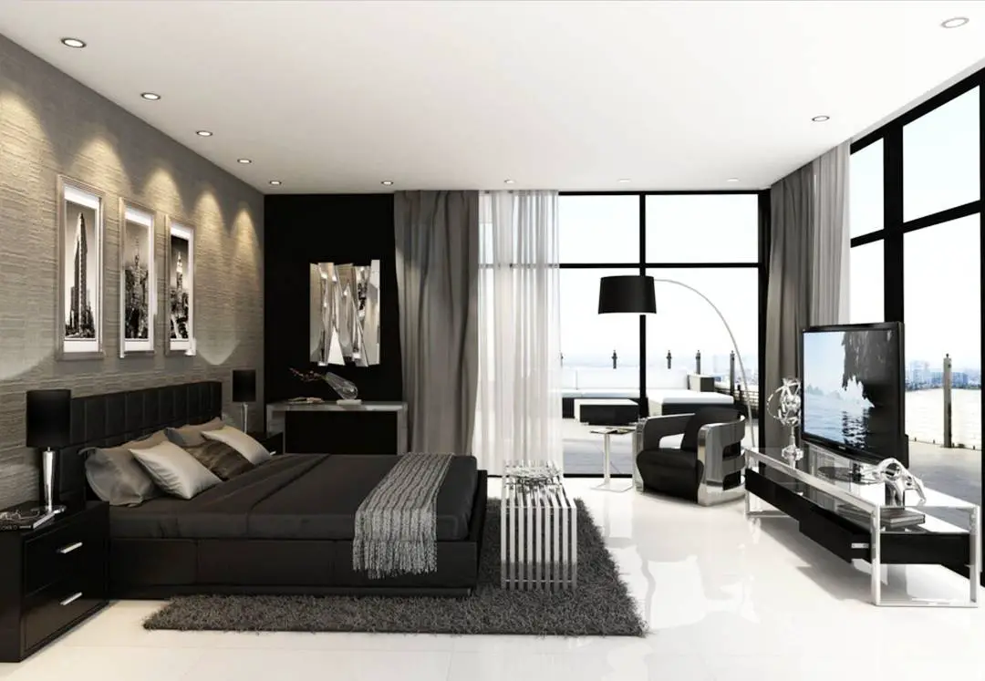 bachelor pad bedroom