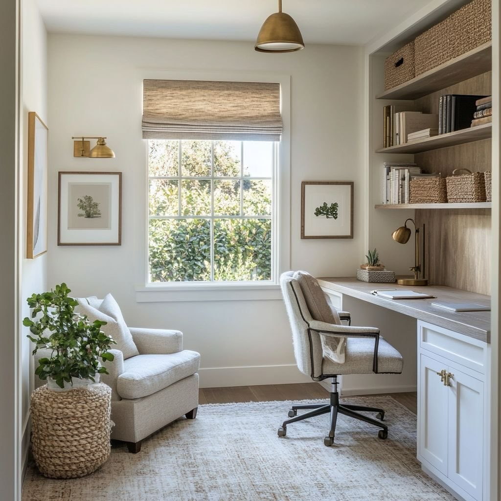 bedroom office nook