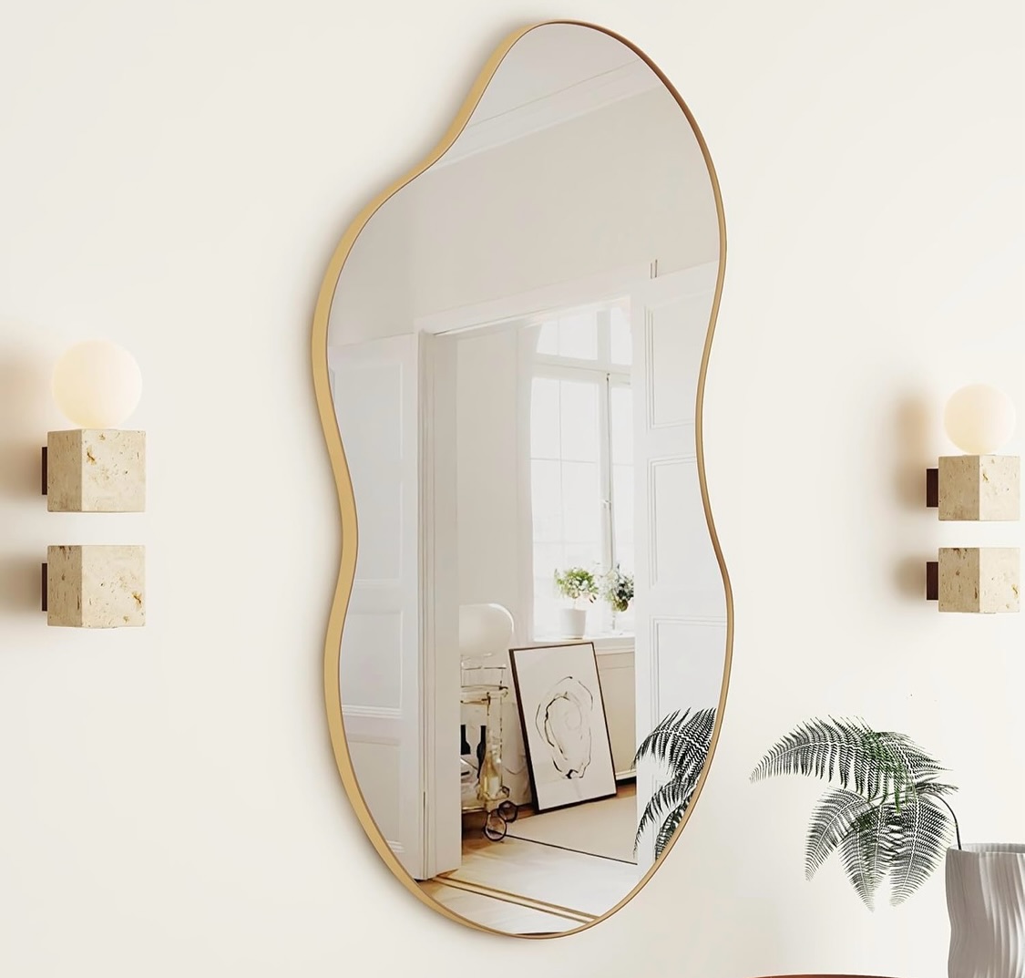 bedroom mirror wall