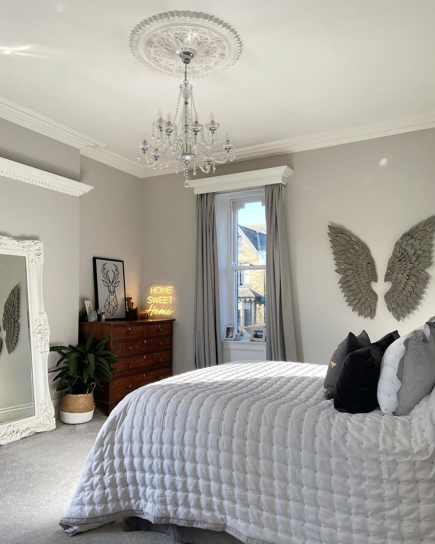 bedroom chandelier