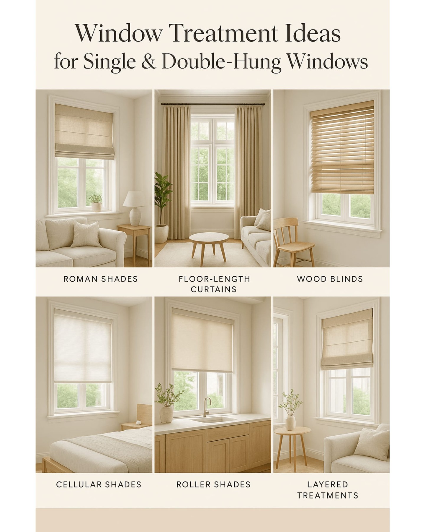 bedroom window blinds