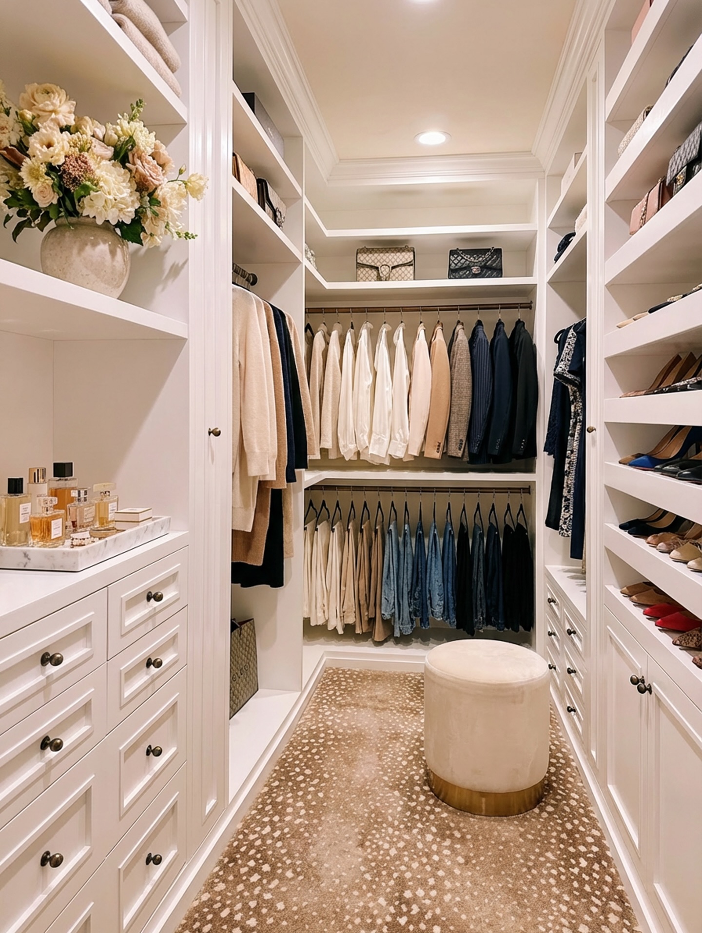 bedroom closet layout