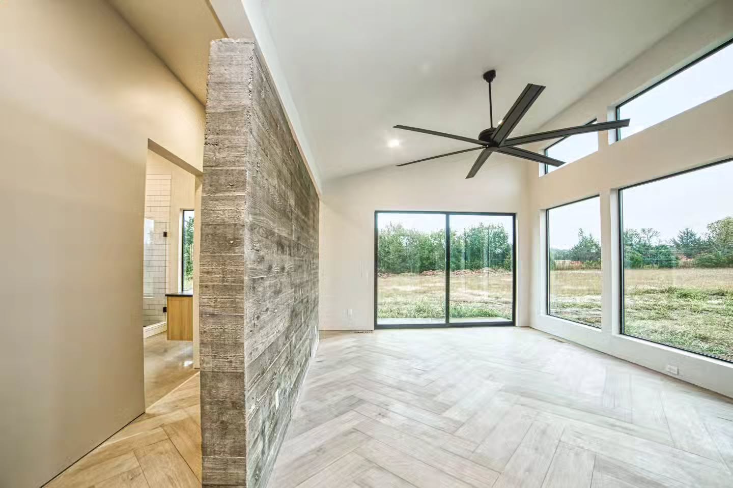 concrete wall bedroom