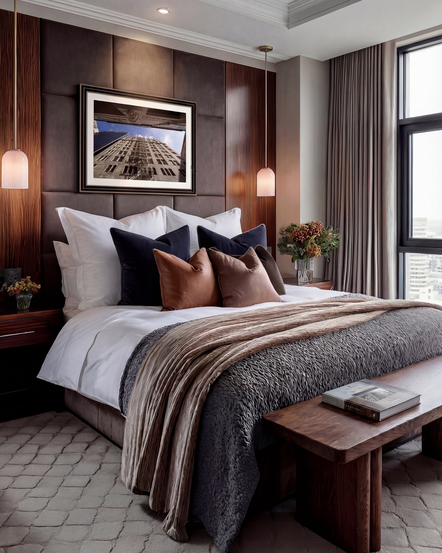 bachelor pad bedroom