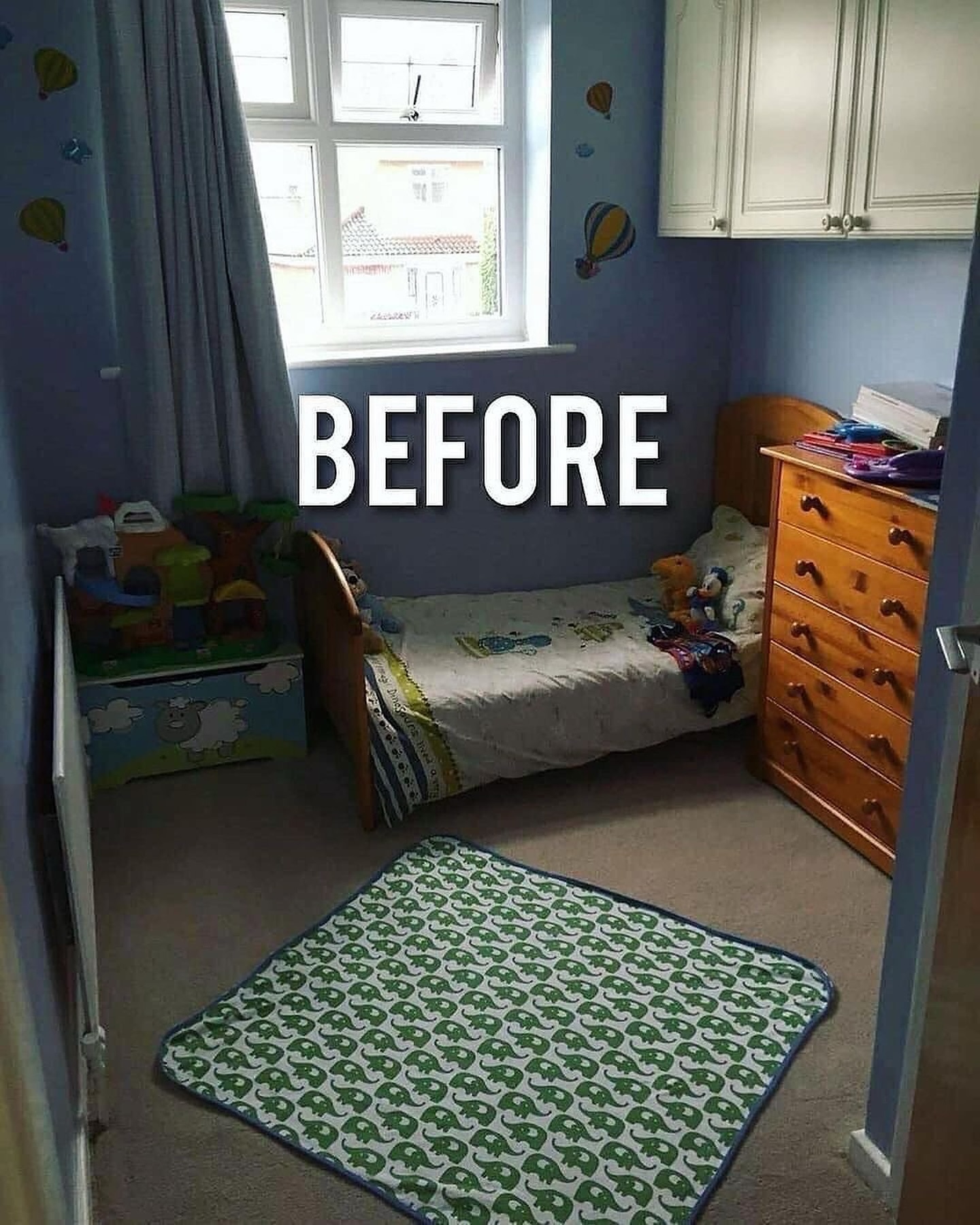 bedroom makeover before after