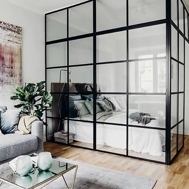 29 Stunning Bedroom Glass Wall Ideas To Transform Your Space (Photo Inspiration) 8 bedroom glass wall