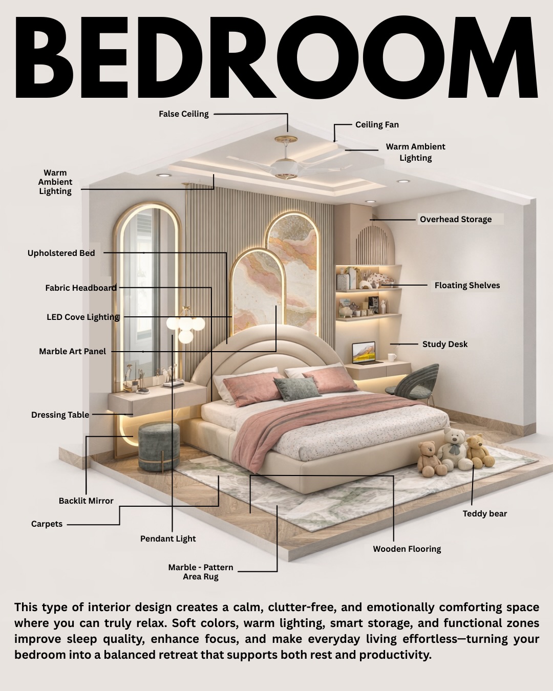bedroom dressing table design
