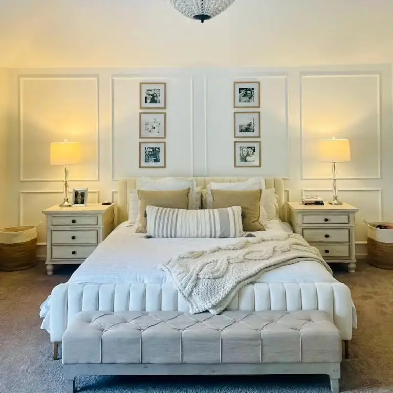 27 Bedroom Picture Frame Molding Ideas To Instantly Elevate Your Walls 16 bedroom picture frame molding