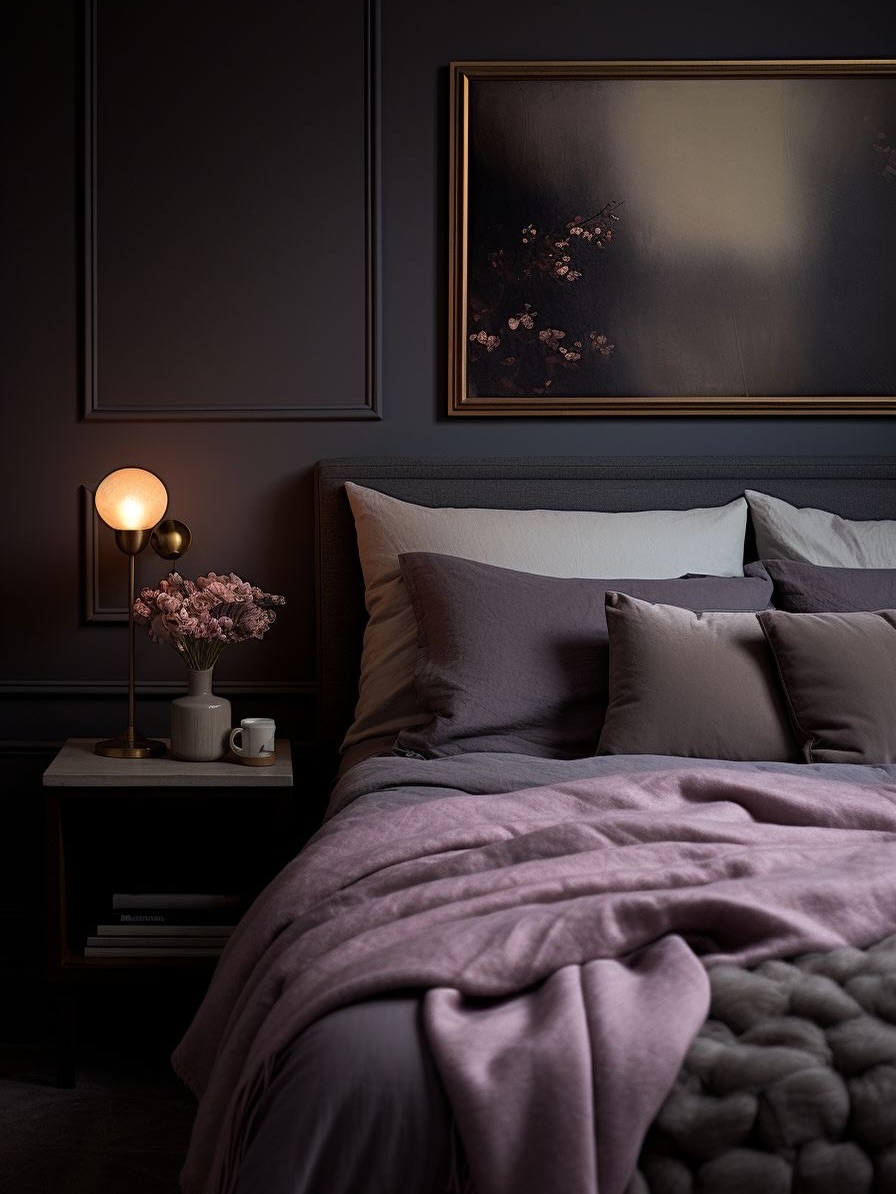 25 Bedroom Dark Wall Ideas To Transform Your Space (With Stunning Real-Life Photos) 5 bedroom dark wall