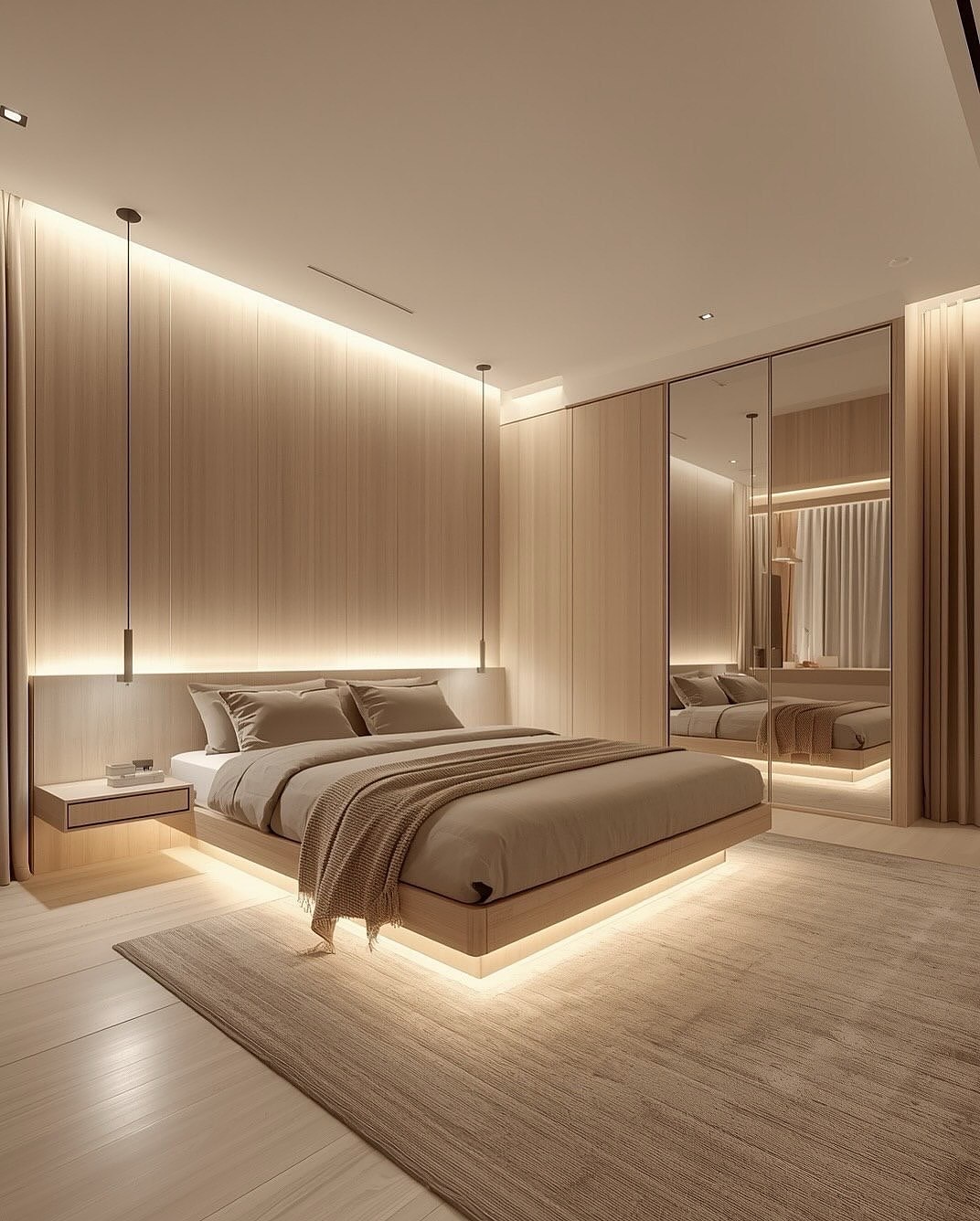 bedroom gallery wall layout