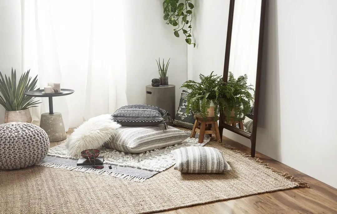 bedroom meditation corner