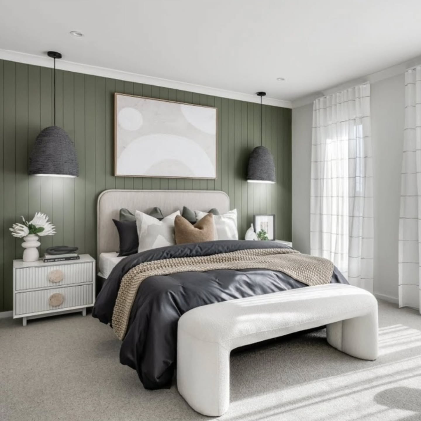 bedroom pendant lights