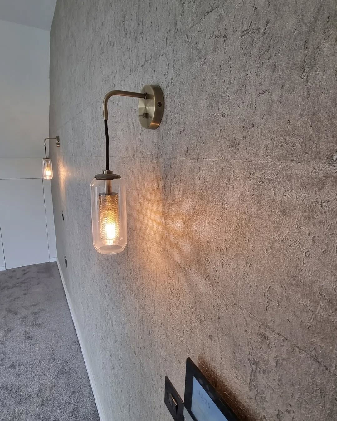 concrete wall bedroom
