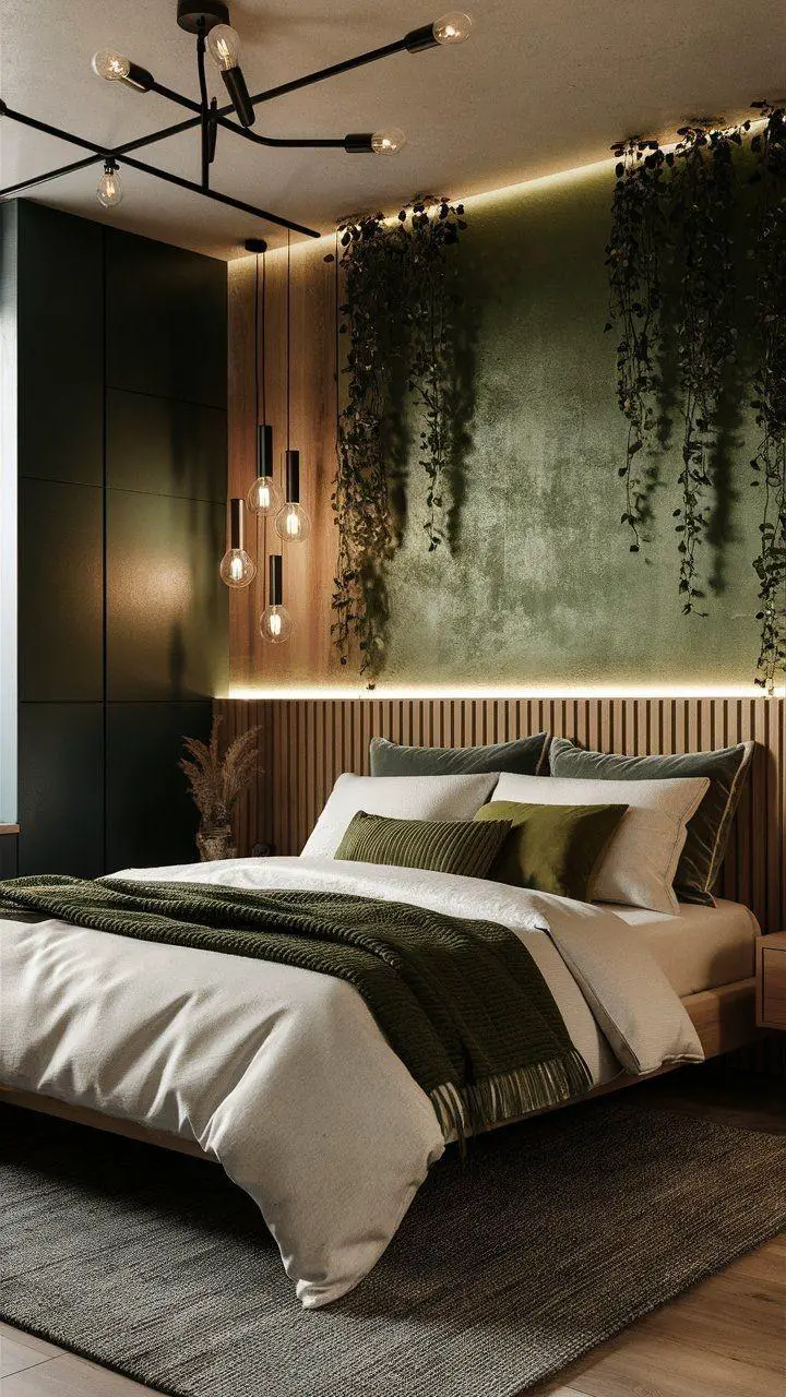 25 Bedroom Dark Wall Ideas To Transform Your Space (With Stunning Real-Life Photos) 17 bedroom dark wall