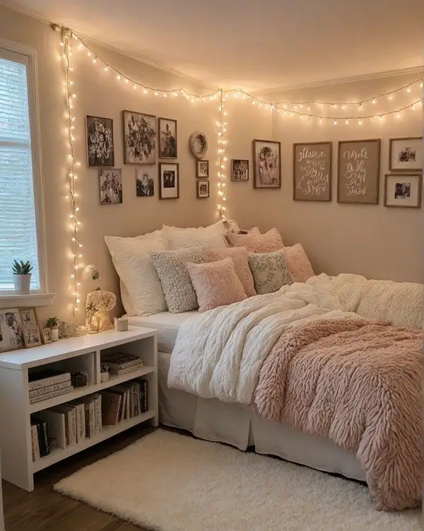 27 Dreamy Bedroom Fairy Lights Ideas To Transform Your Space (With 27 Images) 7 bedroom fairy lights