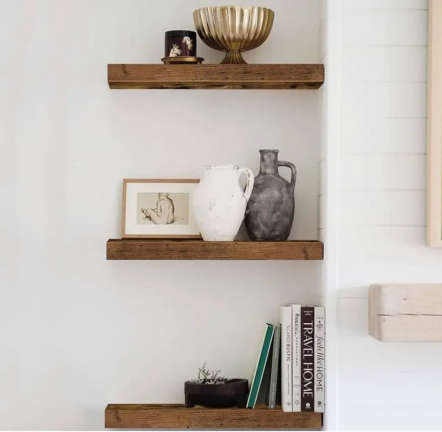 20 Bedroom Floating Shelves Ideas That Prove Small Spaces Can Still Look Stunning 10 bedroom floating shelves