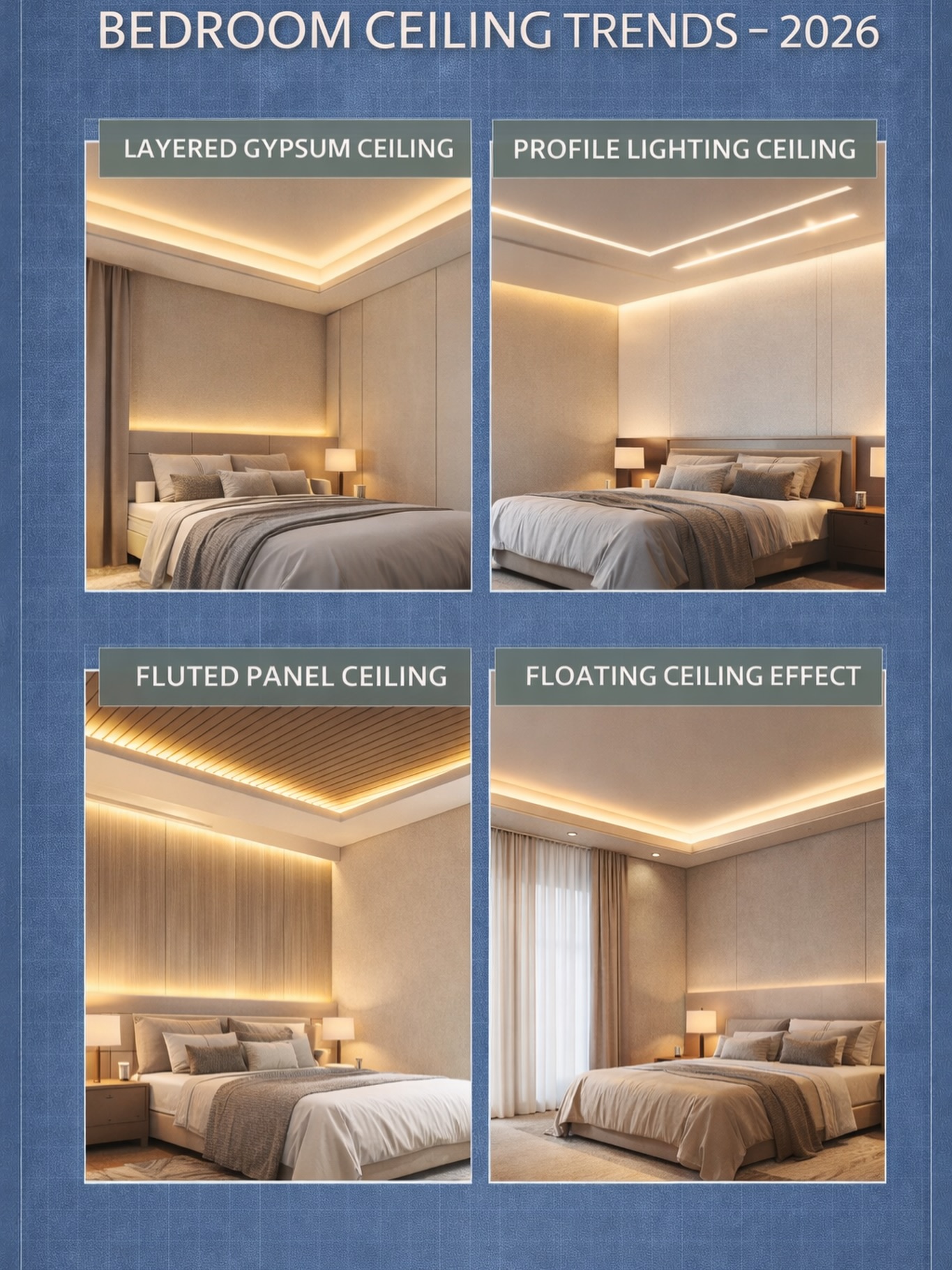 bedroom false ceiling design