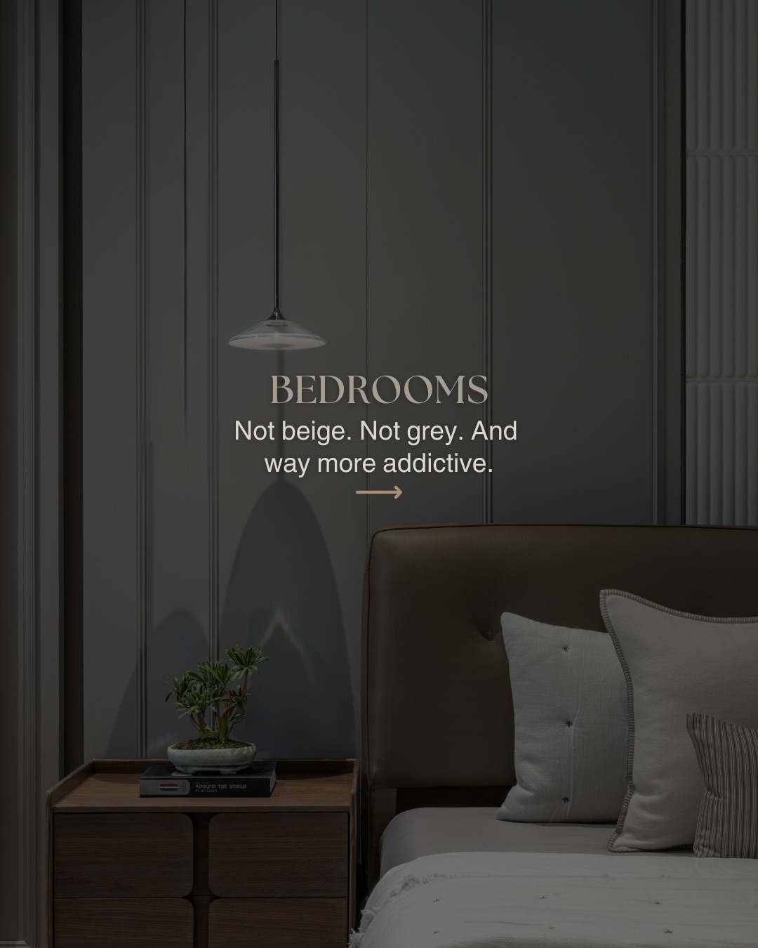 bedroom gallery wall layout