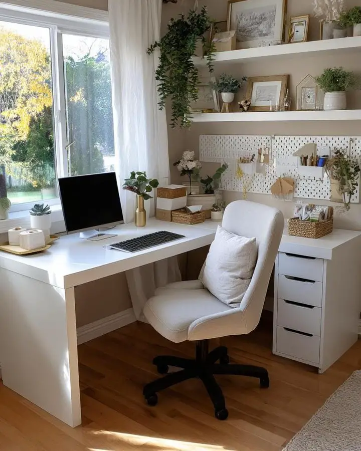 bedroom office nook