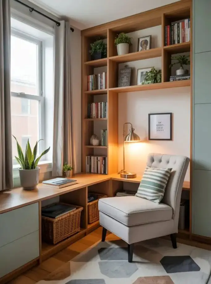 bedroom reading nook